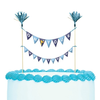 Cake Topper - On Your Christening - Blue